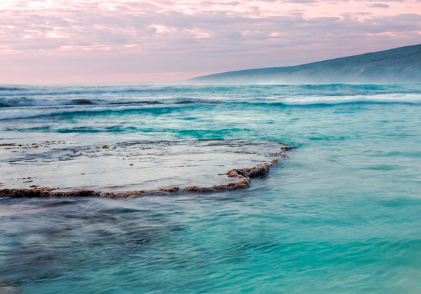 Yallingup Lagoon 'Just Dive In' by The Tide and The Moon Collective Scarf Collection. Photo by Ange Wall Photography.