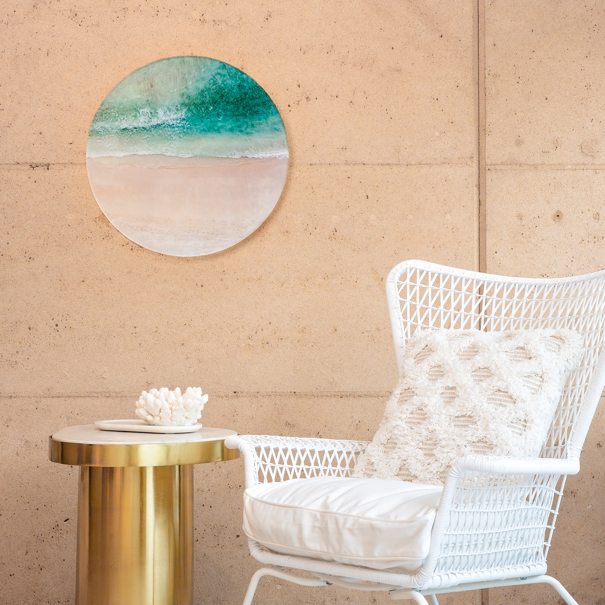 'Eagle Bay Bliss' Round Acrylic Print